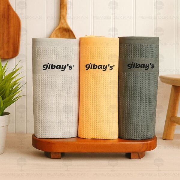 İLBAYS 3LÜ MİKROFİBER BEZ (TURUNCU-GRİ-ANTRASİT)