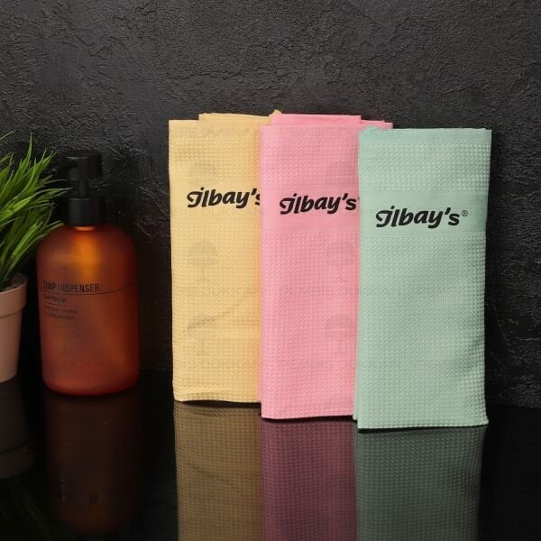 İLBAYS 3LÜ MİKROFİBER BEZ (PEMBE-YEŞİL-SARI)