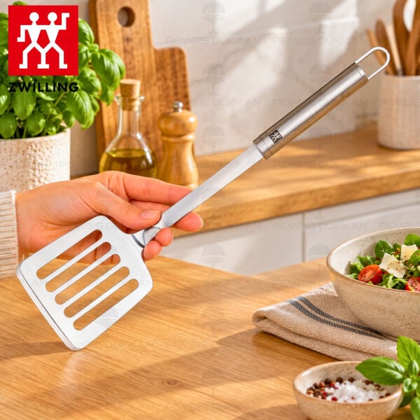 Zwilling Pro Kızartma Spatulası 18/10 Paslanmaz Çelik 35 cm