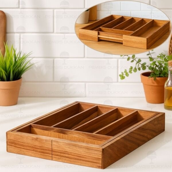 AKASYA AYARLANABİLİR ÇEKMECE İÇİ KAŞIKLIK (1453)