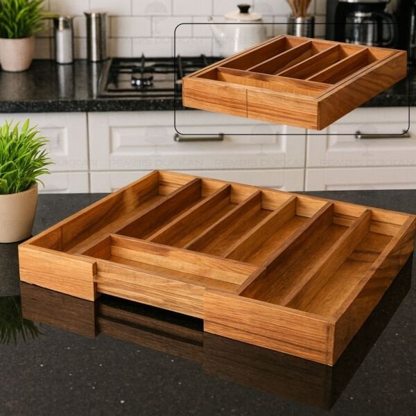 AKASYA AYARLANABİLİR ÇEKMECE İÇİ KAŞIKLIK (1453)