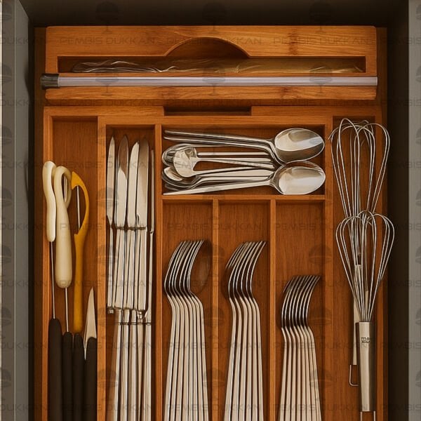 AKASYA AYARLANABİLİR ÇEKMECE İÇİ KAŞIKLIK (1453)