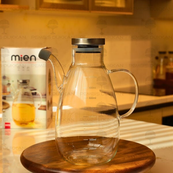 Milagra Metal Kapaklı 1000ml Yağdanlık (Gla017)
