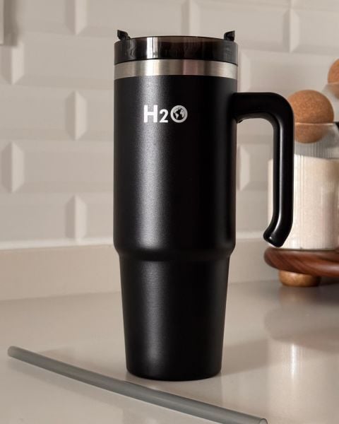 THN H2O TERMOS PİPETLİ KUPA 900ML (76052)