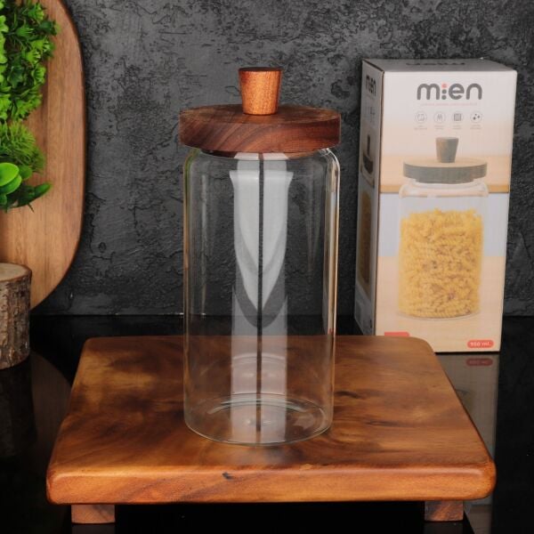 NOMİ 950ML AKASYA KAPAKLI KAVANOZ (BOR052)