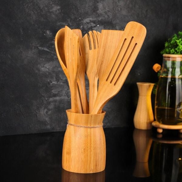 BAMBU BOHEM KEPÇELİK & KAŞIKLIK (7B97)