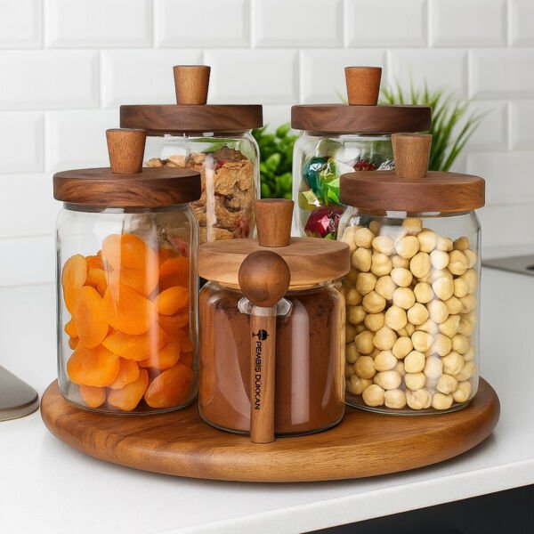 NOMİ 950ML AKASYA KAPAKLI KAVANOZ (BOR052)