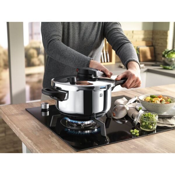 ZWILLING AIRCONTROL 4 LİTRE  Düdüklü Tencere | 18/10 Paslanmaz Çelik | 22 cm