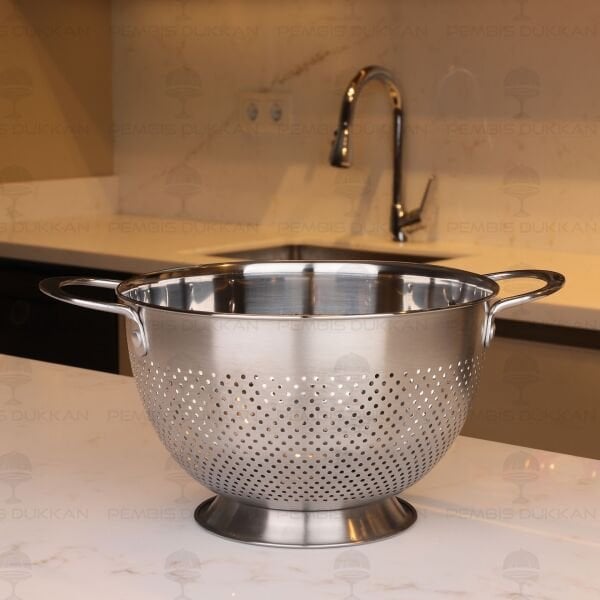 GASTRO 22CM AYAKLI 18/10 PASLANMAZ ÇELİK SÜZGEÇ