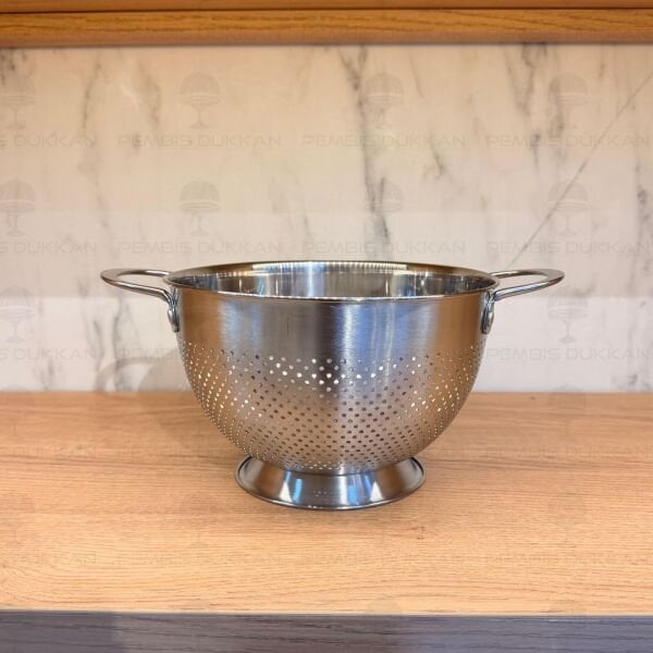 GASTRO 22CM AYAKLI 18/10 PASLANMAZ ÇELİK SÜZGEÇ