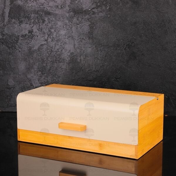 FERRE KREM METAL KAPAKLI, BAMBU EKMEKLİK (ST16)