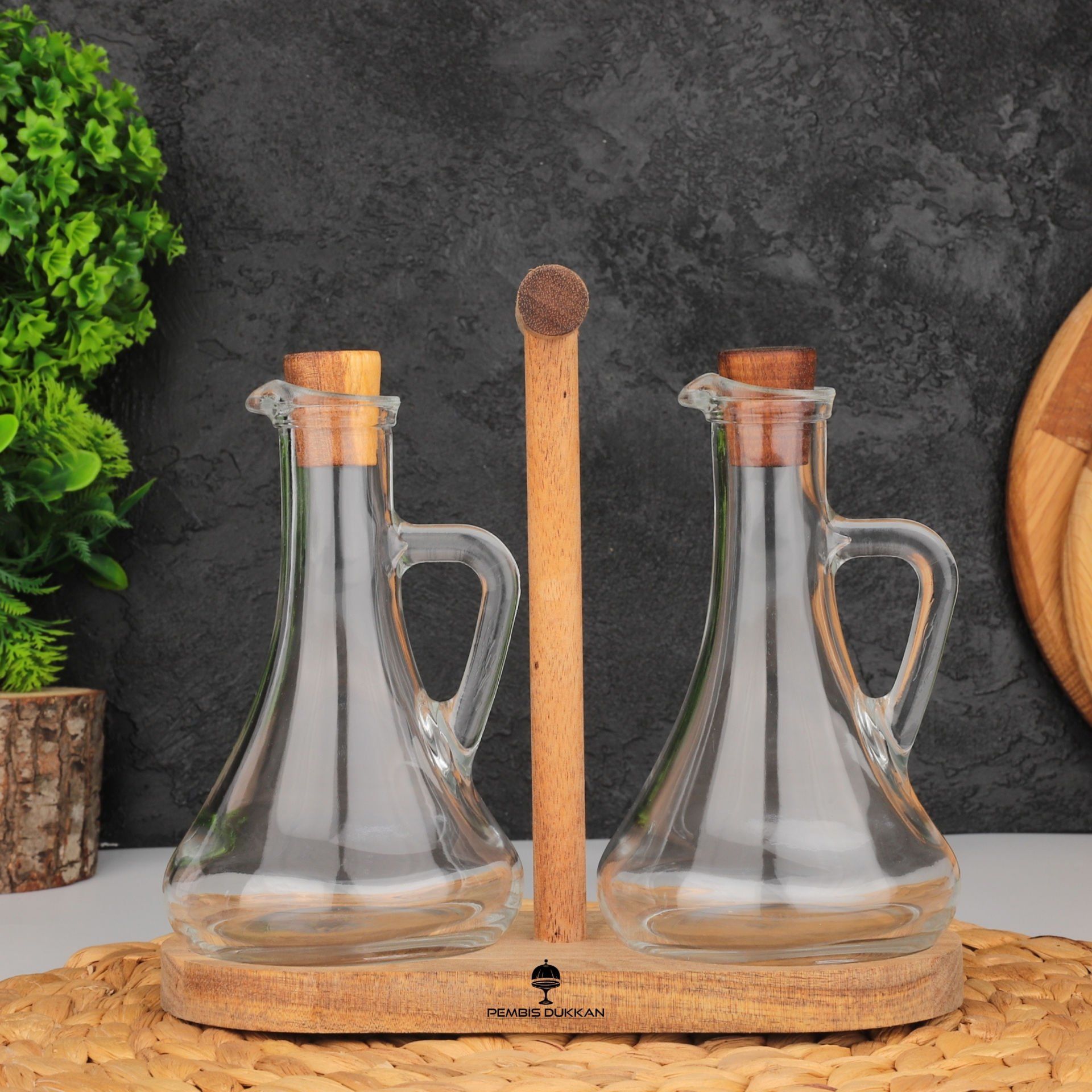 2Lİ AKASYA STANDLI  YAĞLIK&SİRKELİK SET(867005S)