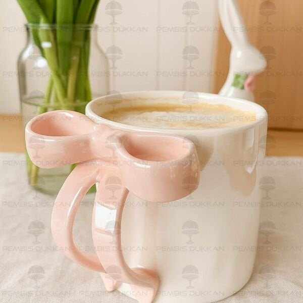 1 ADET PORSELEN SEDEFLİ FİYONK KUPA 400ML 0372