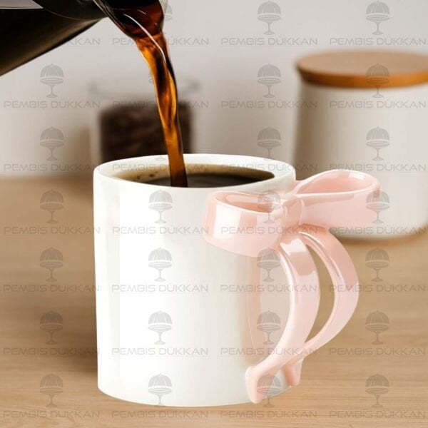 1 ADET PORSELEN SEDEFLİ FİYONK KUPA 400ML 0372