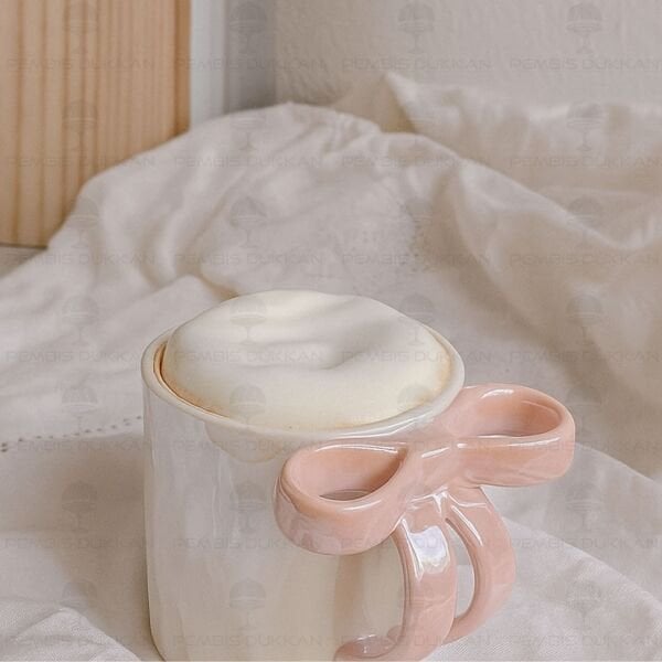 PORSELEN SEDEFLİ FİYONK KUPA 400ML (0372)