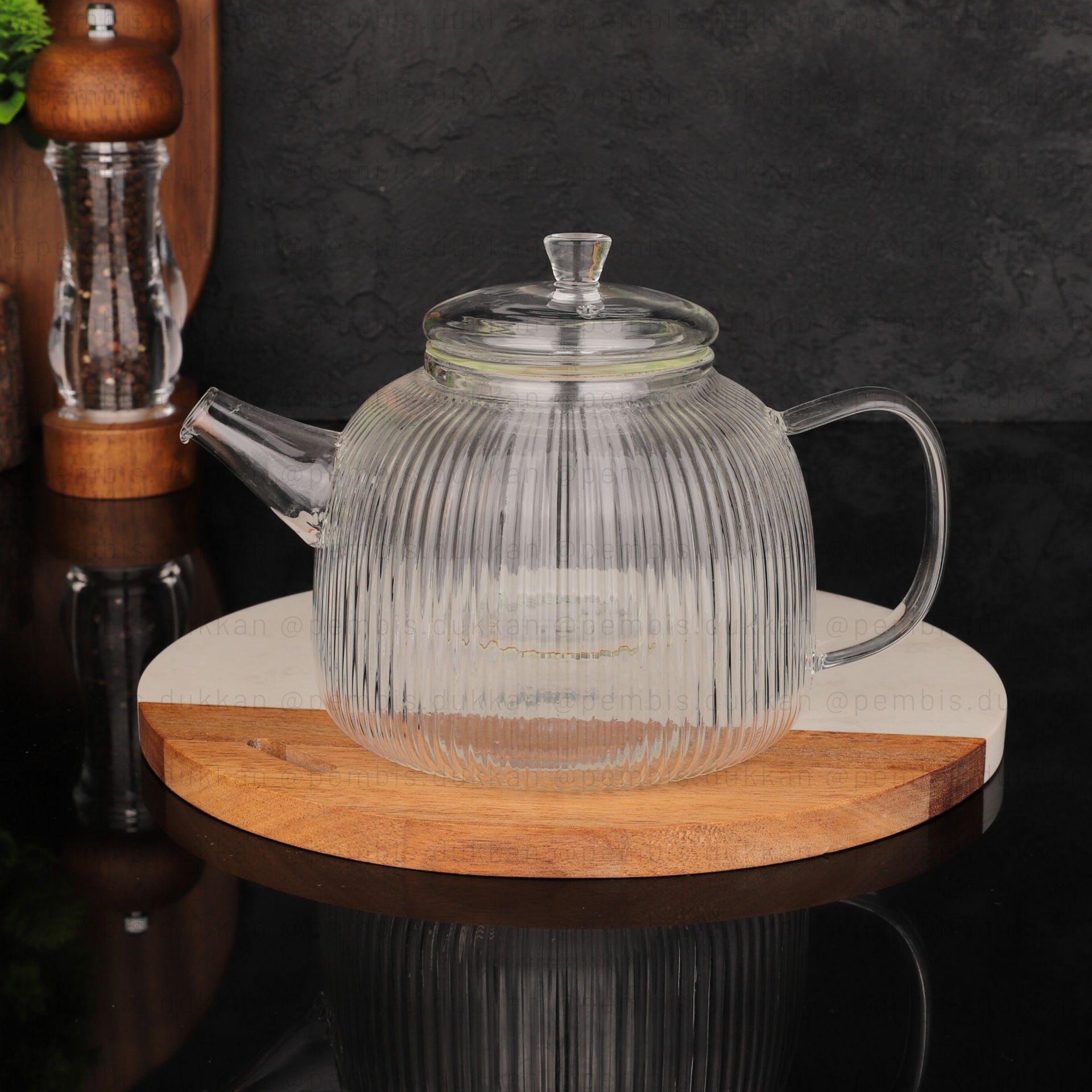 THN 1100ML CAM SÜZGEÇLİ DEMLİK (76300)