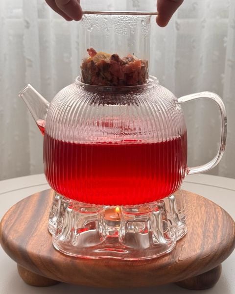 THN 1100ML CAM SÜZGEÇLİ DEMLİK (76300)