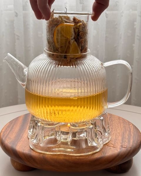 THN 900ML CAM SÜZGEÇLİ DEMLİK (76299)