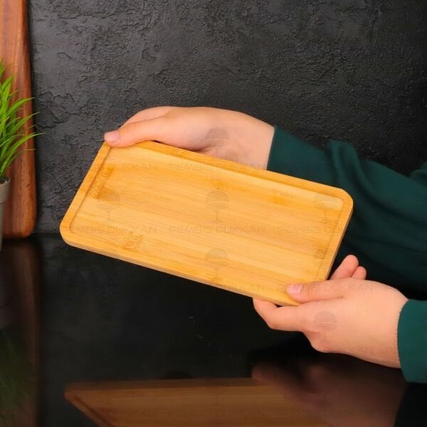 BAMBU DİKDÖRTGEN İNCE YAĞDANLIK ALTLIĞI (2303385)