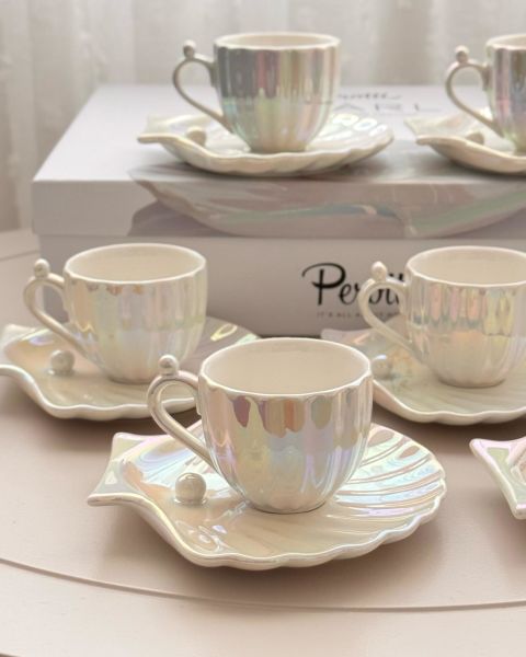 6 KİŞİLİK PEARL FİNCAN TAKIMI (16108)