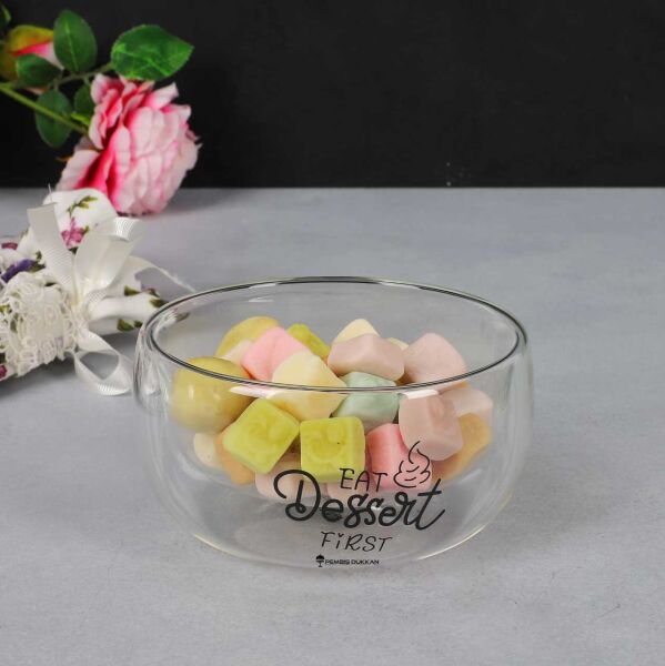 1 ADET ÇİFT CİDARLI PERO DÜZ KASE 300ML (13795)