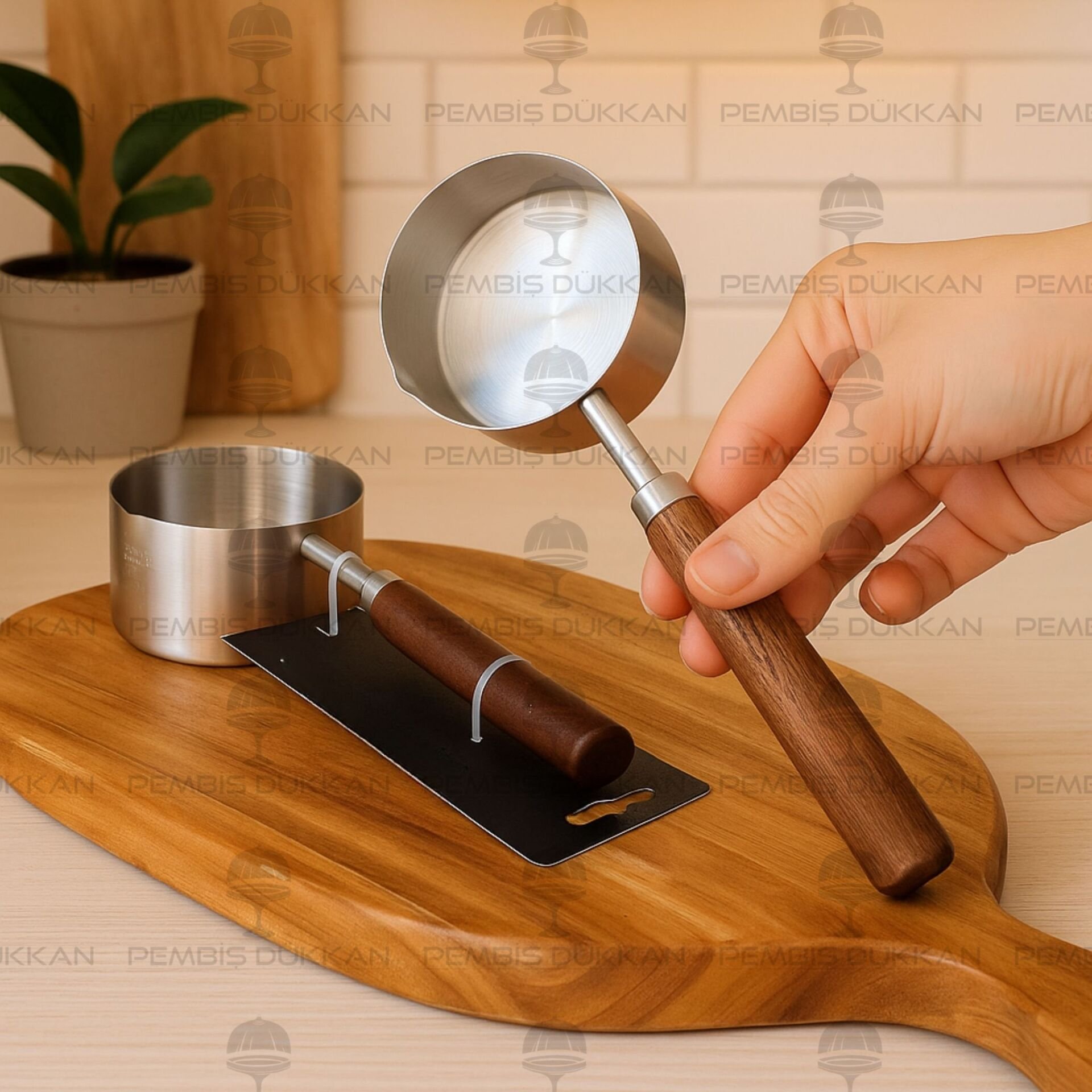 125ML AKASYA SAPLI, MAT ÇELİK ÖLÇÜ KAŞIĞI (TH76833)