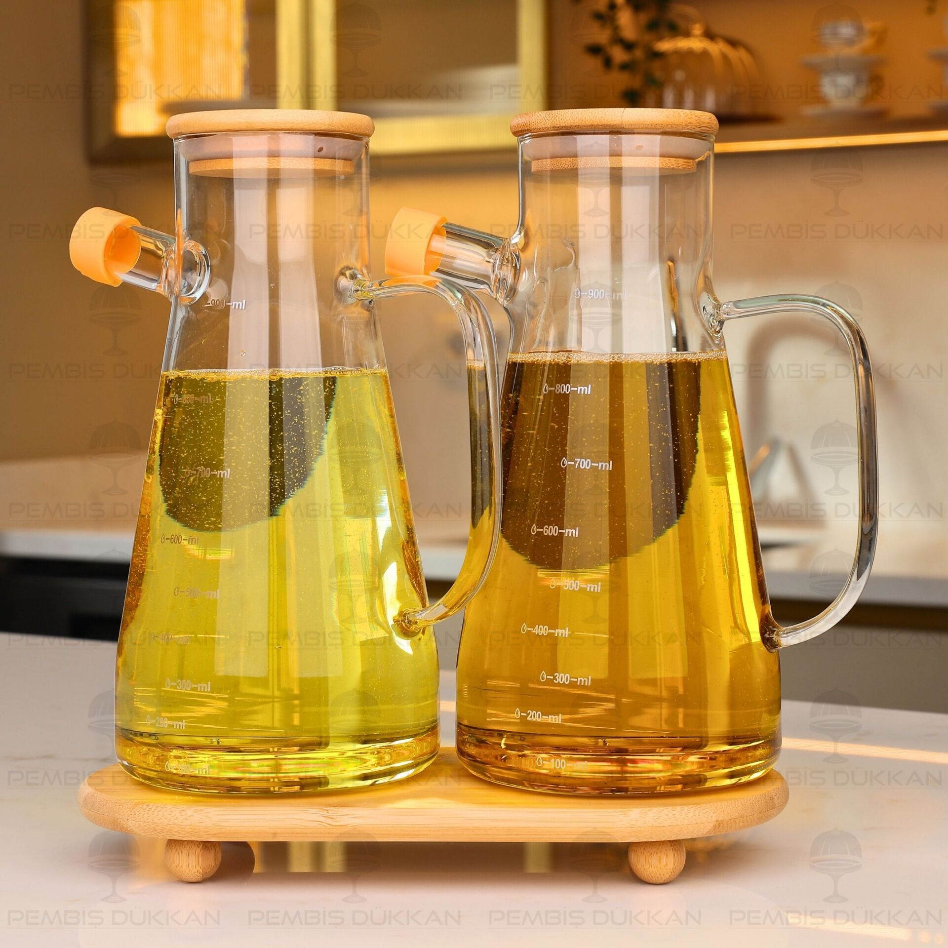 BAMBU ALTLIKLI, 2Lİ SERENİT BAMBU YAĞDANLIK SET (1113 + 1S26)