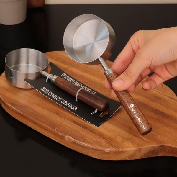 125ML AKASYA SAPLI, MAT ÇELİK ÖLÇÜ KAŞIĞI (TH76833)