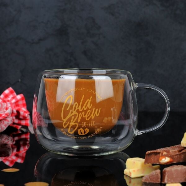 ÇİFT CİDARLI, COLD BREW COFFEE FİNCAN 300ML (13790)