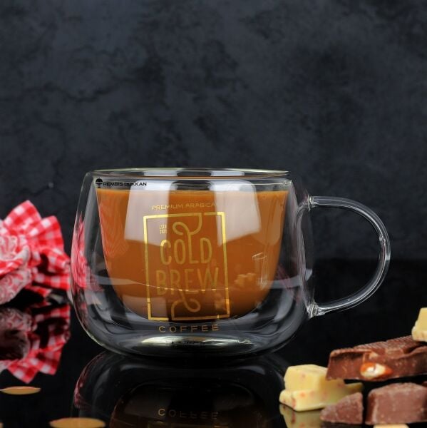 ÇİFT CİDARLI, COLD BREW COFFEE FİNCAN 300ML (13790)