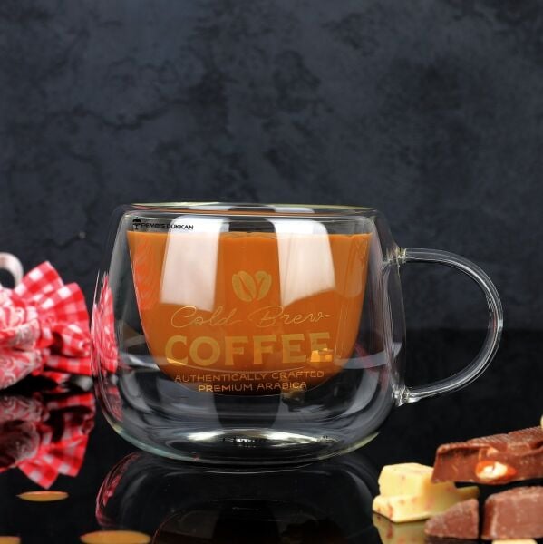 ÇİFT CİDARLI, COLD BREW COFFEE FİNCAN 300ML (13790)
