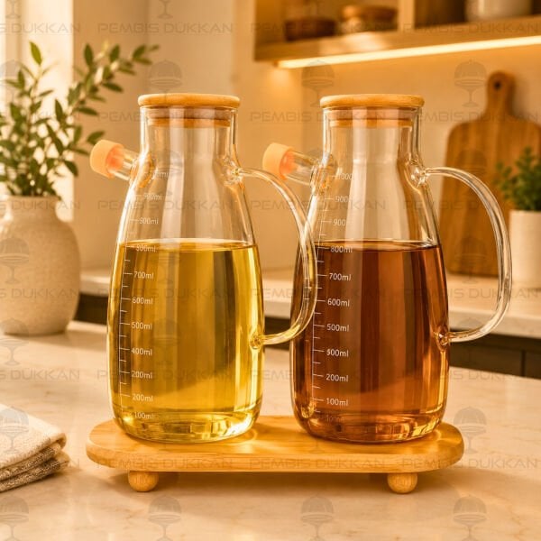 BAMBU ALTLIKLI, 2Lİ MİLO BAMBU YAĞDANLIK SET (1113 + 1526)