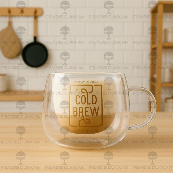 ÇİFT CİDARLI, COLD BREW COFFEE FİNCAN 300ML (13791)