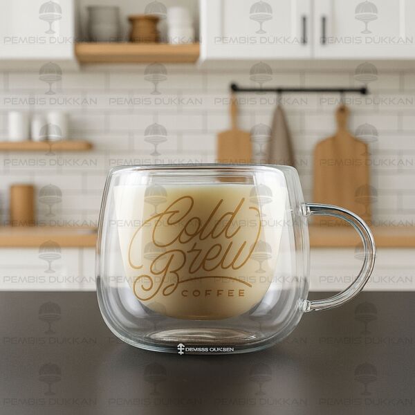 ÇİFT CİDARLI, COLD BREW COFFEE FİNCAN 300ML (13791)