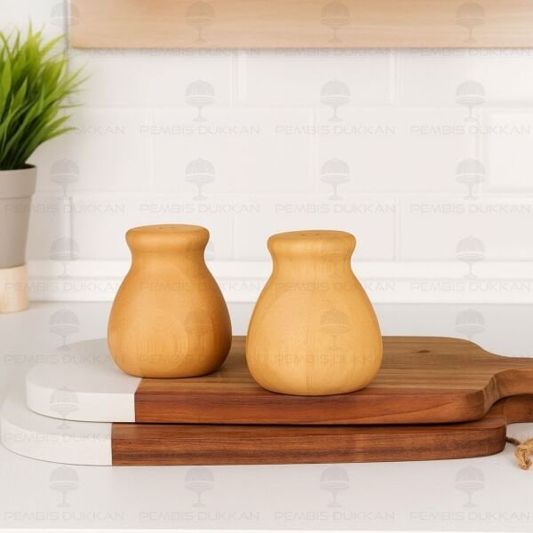 1 ADET BAMBU MİNNAK TUZLUK (7B30)