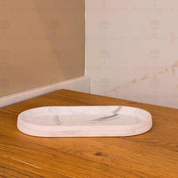 Diamote Polyresin Oval Sunumluk 56819