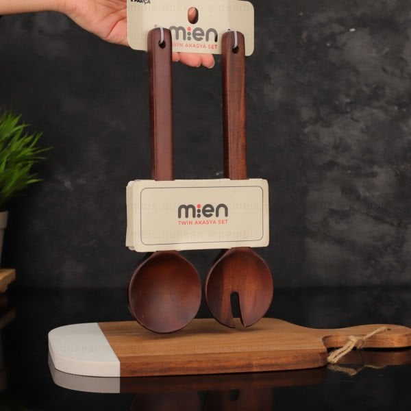 2Lİ AKASYA BOHEM SALATA SERVİS KAŞIK SETİ (7B40)