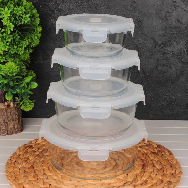 FRESHLOCK 4LÜ YUVARLAK SAKLAMA KABI