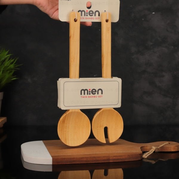 7B41 BAMBU 2Lİ SALATA KAŞIĞI