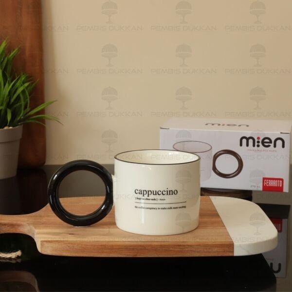 PORSELEN RİNG KUPA CAPPUCCİNO 270CC