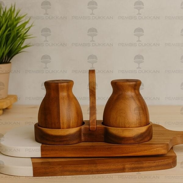 2Lİ AKASYA STANDLI, MİNNAK TUZLUK & BİBERLİK (7B08A)