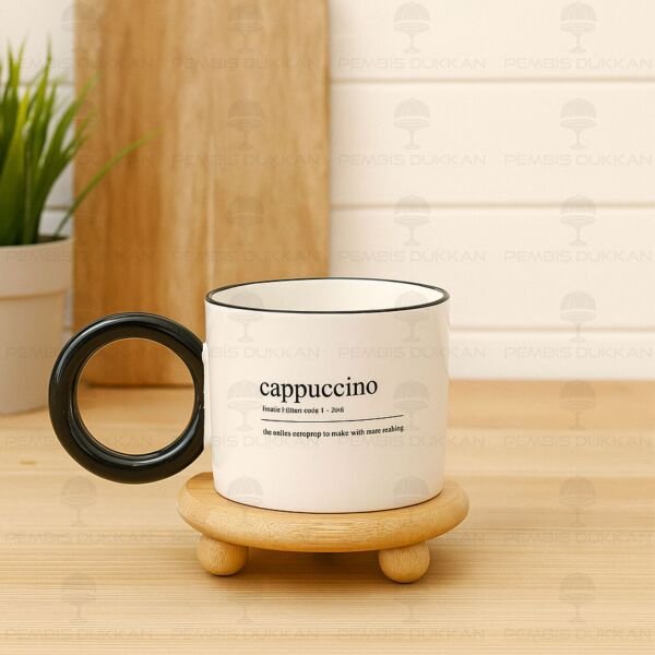 PORSELEN RİNG KUPA CAPPUCCİNO 270CC