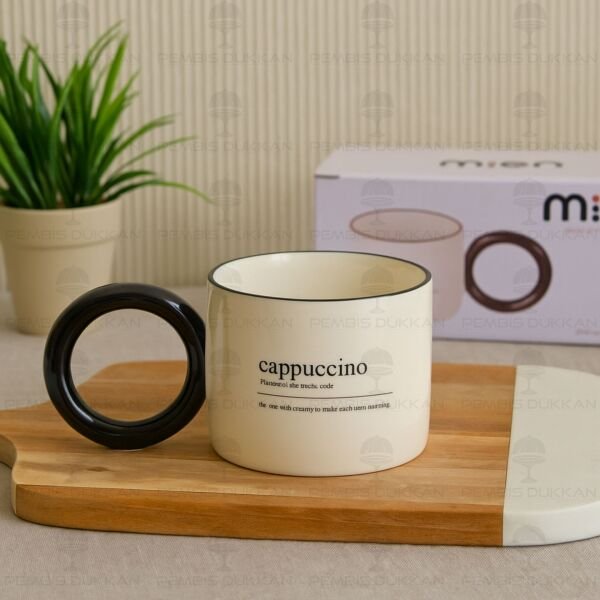 PORSELEN RİNG KUPA CAPPUCCİNO 270CC