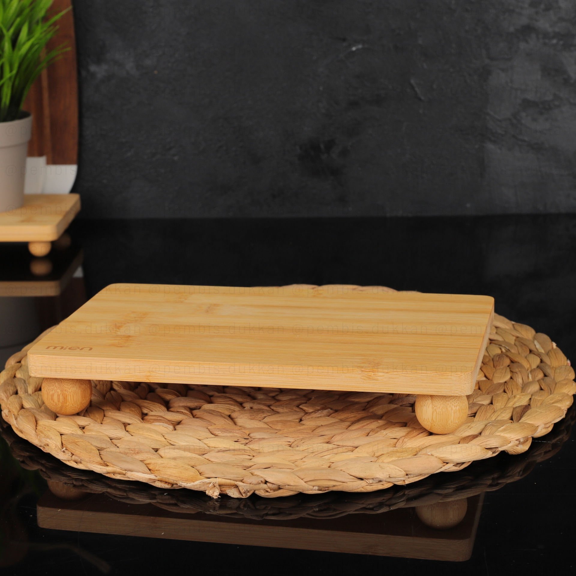 TOP AYAKLI DİKDÖRTGEN SUNUMLUK BÜYÜK (539)