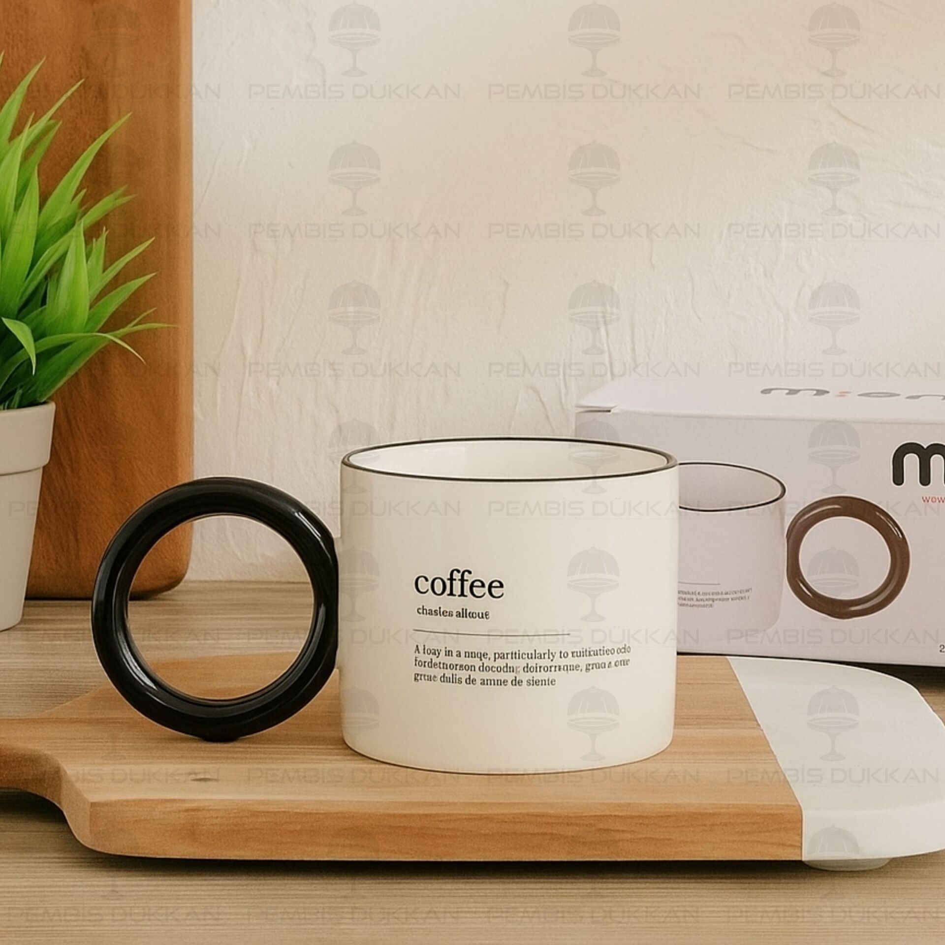 PORSELEN RİNG KUPA COFFEE 270CC