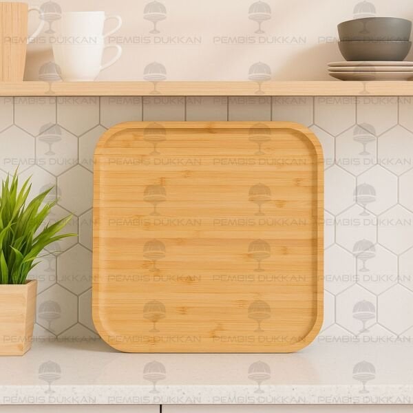 BAMBU KARE 24.5CM KAHVALTI & YEMEK SERVİS (612)