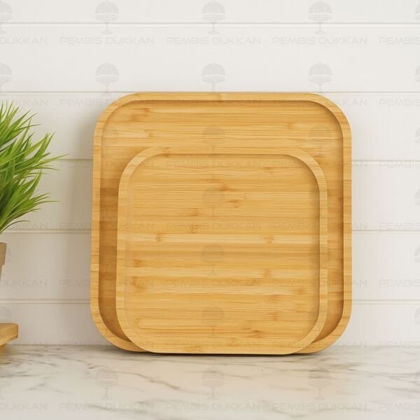 BAMBU KARE 24.5CM KAHVALTI & YEMEK SERVİS (612)