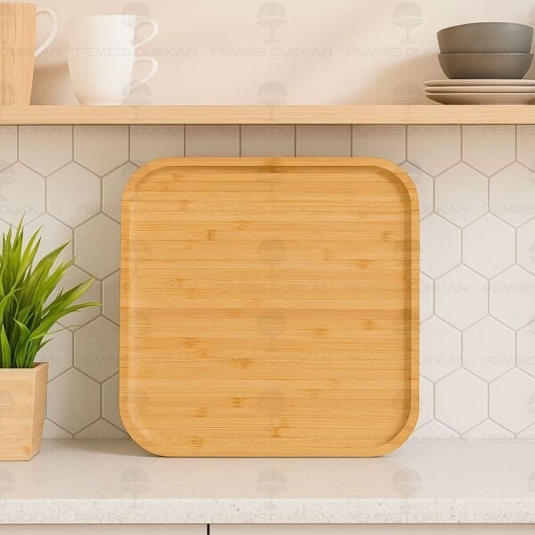 BAMBU KARE 24.5CM KAHVALTI & YEMEK SERVİS (612)