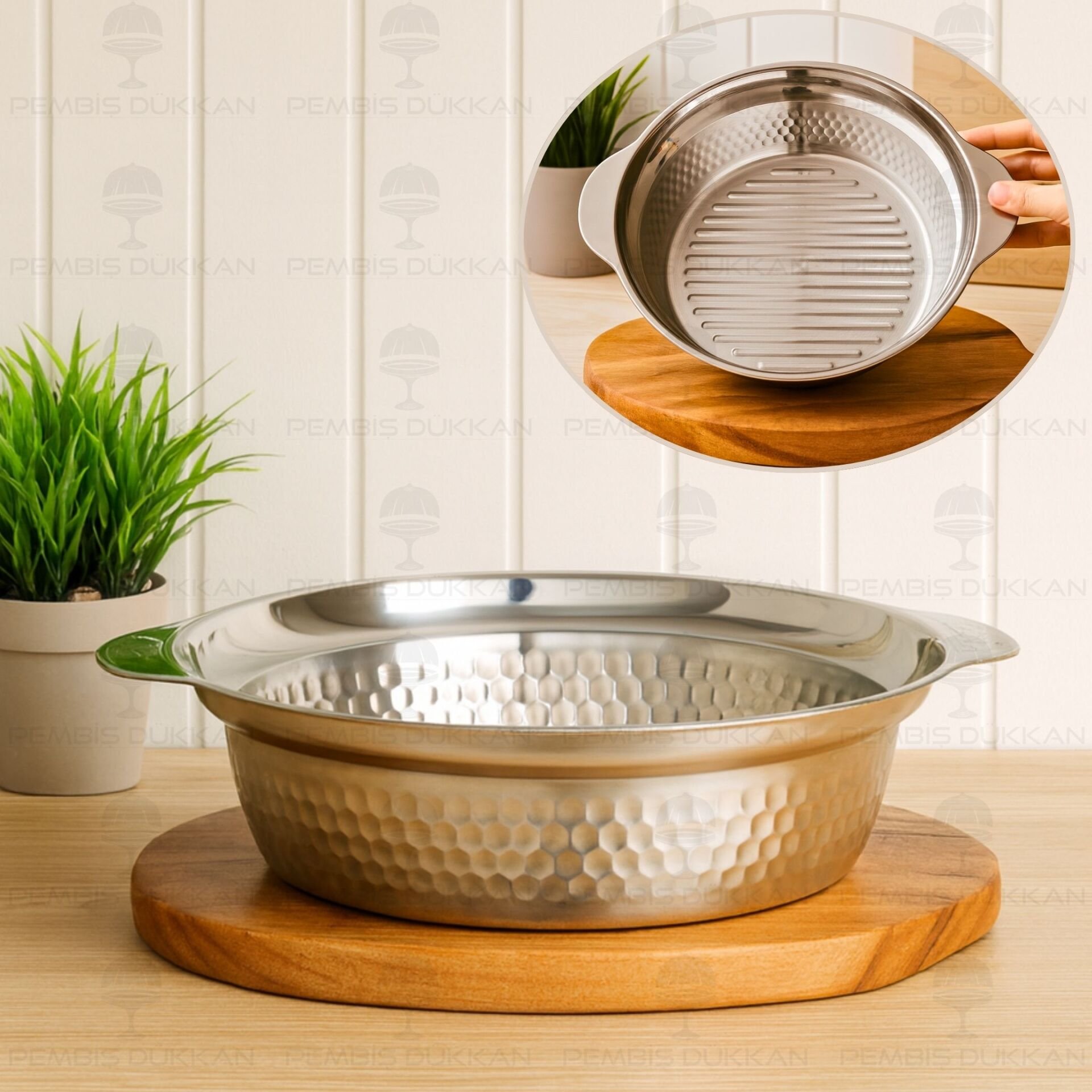 LEAF 27CM ÇELİK KARIŞTIRMA KABI (SZG441)