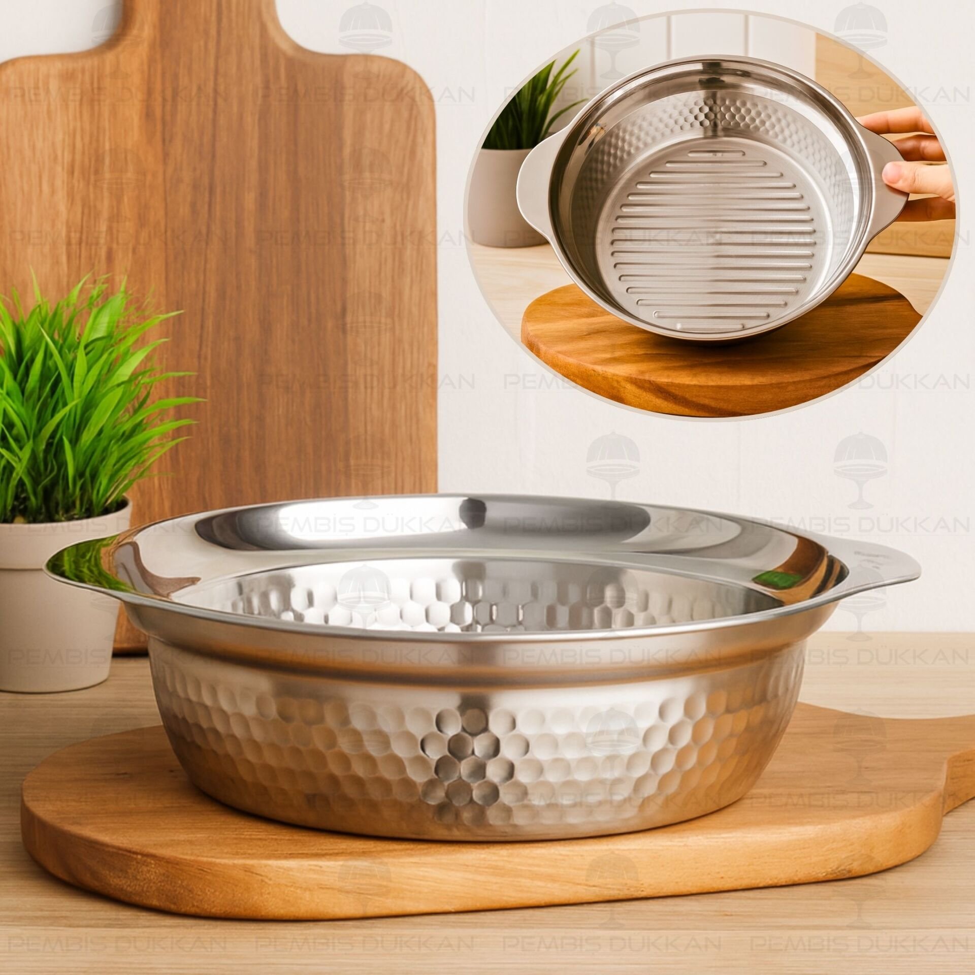 LEAF 29CM ÇELİK KARIŞTIRMA KABI (SZG442)